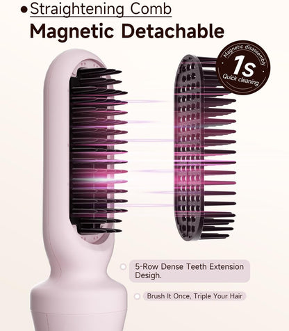 5 in 1 Automatic Curling Iron Set with 3 Interchangeable Barrels