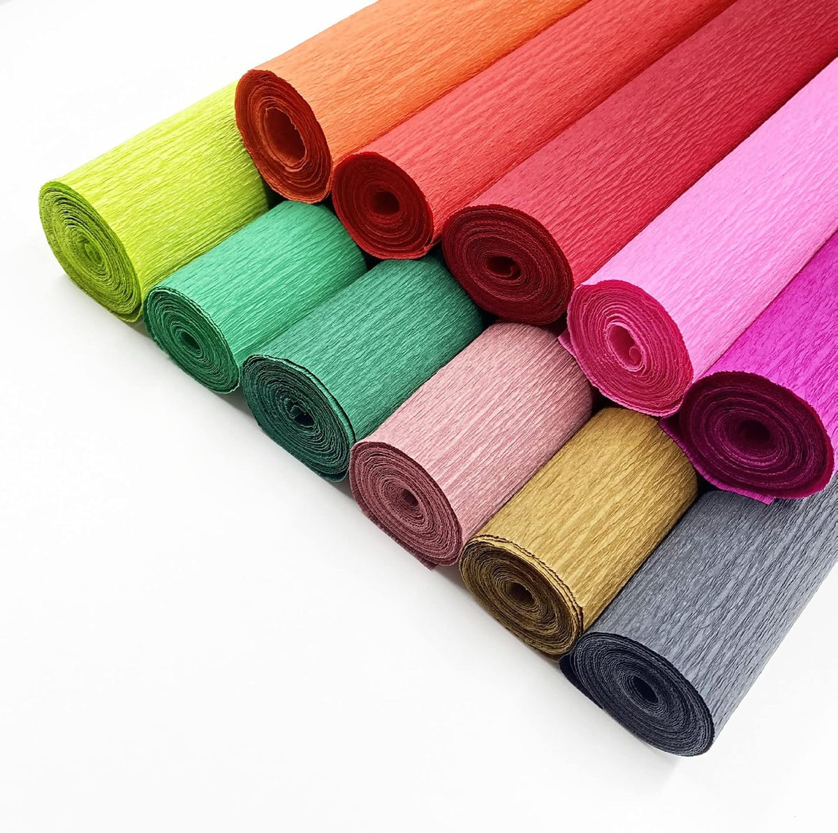 70g Premium Crepe Paper Roll for Flower Making Hotpink Crepe Paper Sheets Streamer,10in Width, 8ft Length (Peach Pink)