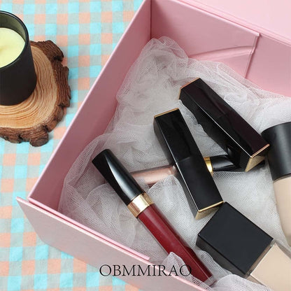 Pink Magnetic Large Gift Box with Lid, 9.5x7x4 Inches, 1Pcs