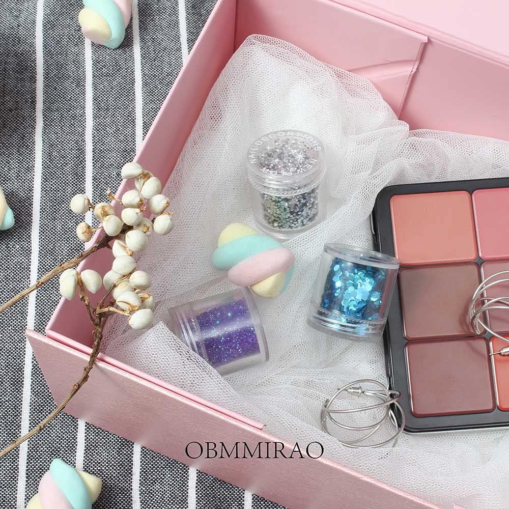 Pink Magnetic Large Gift Box with Lid, 9.5x7x4 Inches, 1Pcs