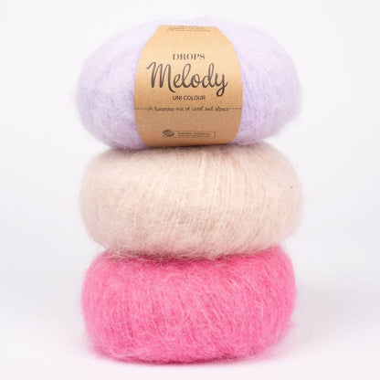 DROPS Melody 25 Peach Pink Bulky Weight Alpaca Wool Yarn