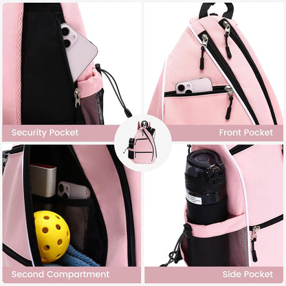 Pickleball Bag for Men & Women,Convertible Backpack with Fence Hook