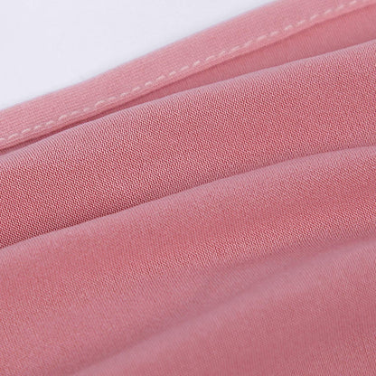 25pcs Dusty Pink Spandex Chair Sashes with Buckle Slider for Wedding, Party Decoration