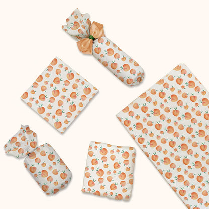 Peaches Printed Tissue Paper for Gift Bags or Boxes and Wrapping - Summer Bulk Decorative Art Tissue Paper for Packaging and Gifting | 24 Sheets 20" x 30"