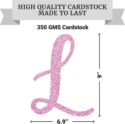 Pre-Strung She Found Her Lover Banner - Pink Glitter Bridal Party Banner