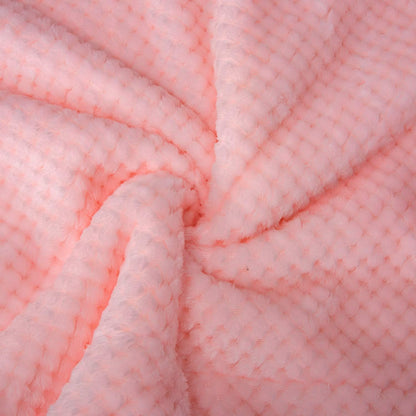 Fuzzy Dog Blanket or Cat Blanket or Pet Blanket, Warm and Soft, Plush Fleece Receiving Blankets for Dog Bed and Cat Bed, Couch, Sofa, Travel and Outdoor, Camping (Blanket (32" x 40"), DW-Baby Pink)