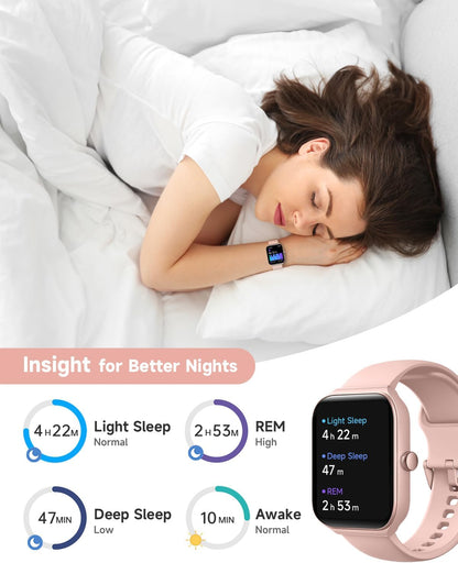 1.95" Smart Watch for Women with ALEXA, Fitness Watch for Android iOS Phone