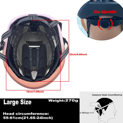 Adult Road Bike Helmet for Men Women, Lightweight Mountain Road Bicycle Cycling Helmet Adjustable for Mens