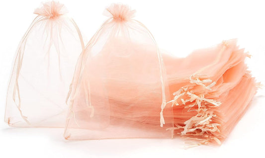 50 Pcs 6x9 Inches Organza Bags Wedding Party Favor Gift Bag Drawstring