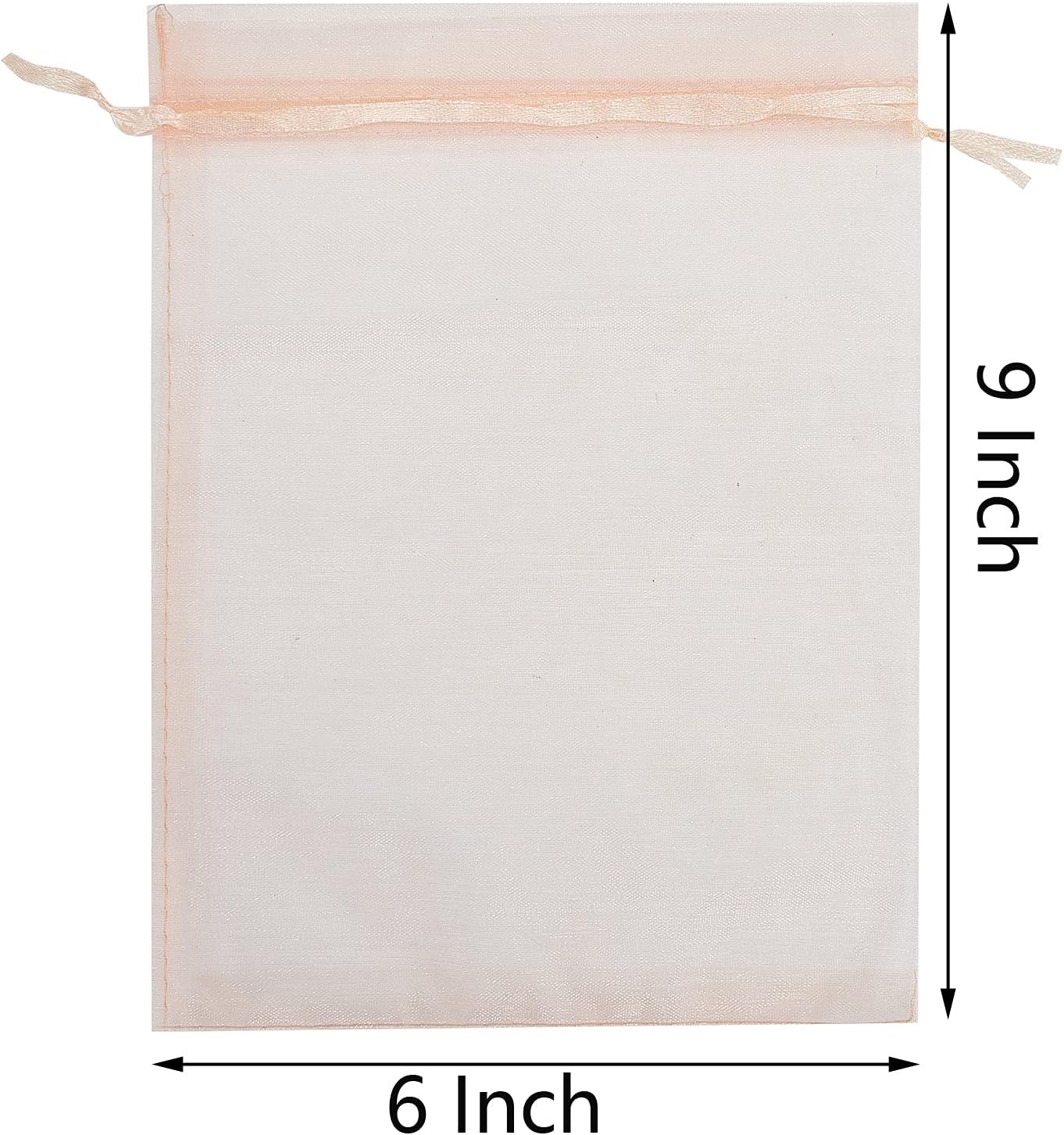50 Pcs 6x9 Inches Organza Bags Wedding Party Favor Gift Bag Drawstring