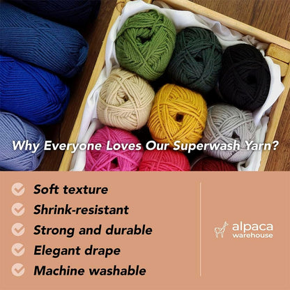 100% Superwash Wool Yarn 3 Skeins 150g DK Weight Knitting Crochet Baby Pink