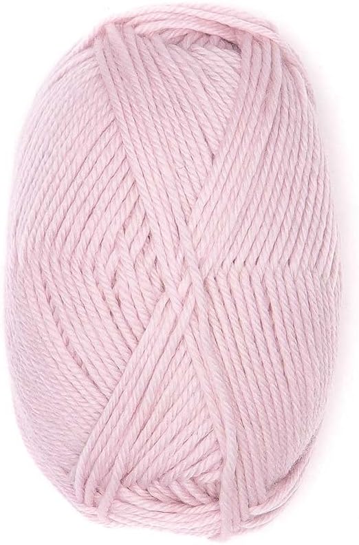 100% Superwash Wool Yarn 3 Skeins 150g DK Weight Knitting Crochet Baby Pink