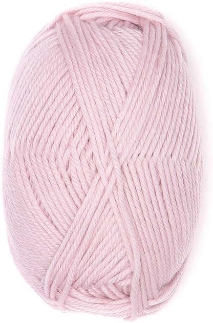 100% Superwash Wool Yarn 3 Skeins 150g DK Weight Knitting Crochet Baby Pink