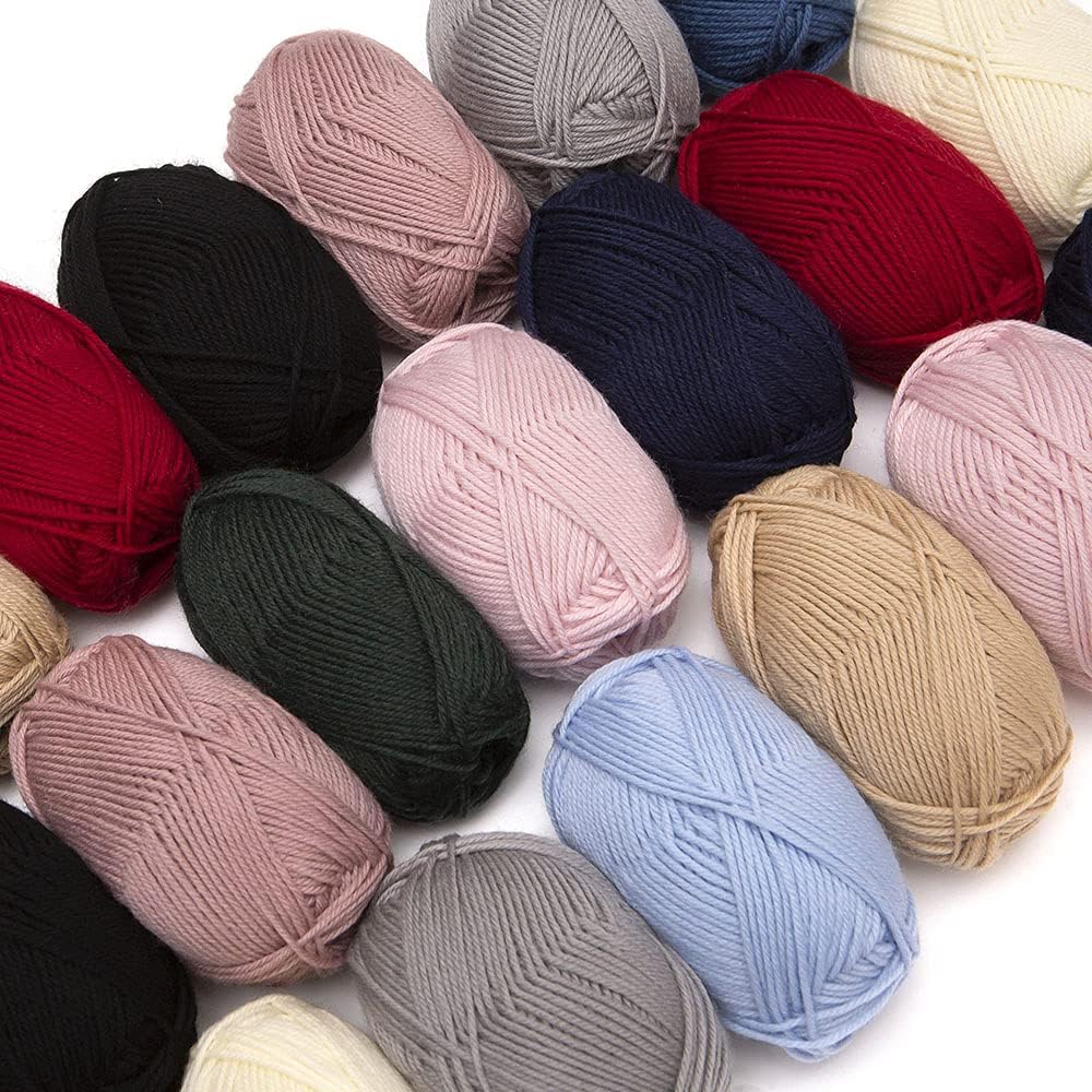 100% Superwash Wool Yarn 3 Skeins 150g DK Weight Knitting Crochet Baby Pink