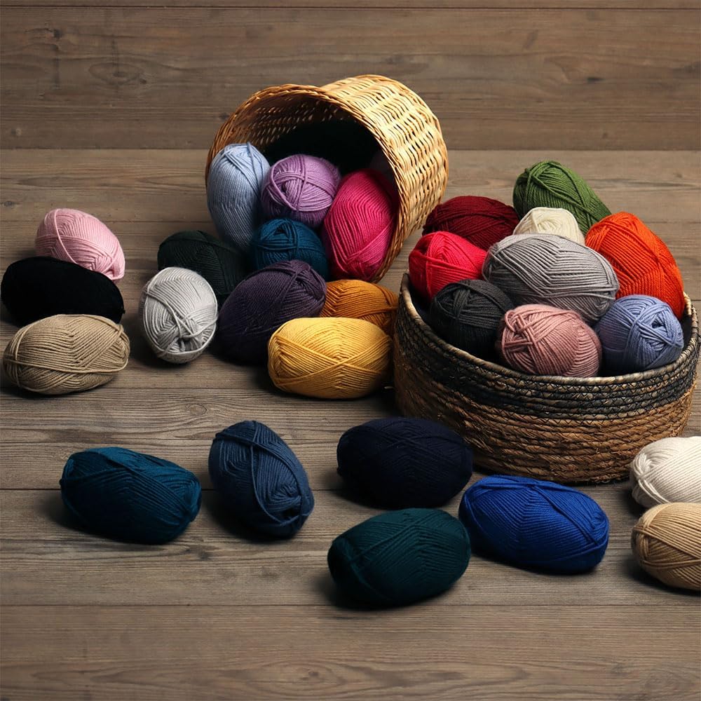 100% Superwash Wool Yarn 3 Skeins 150g DK Weight Knitting Crochet Baby Pink