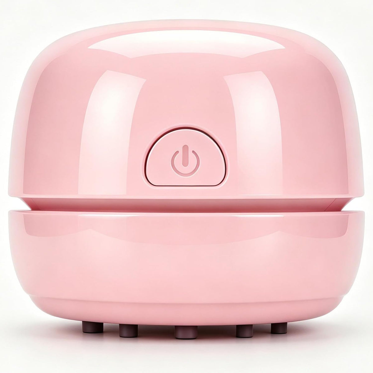 Desktop Vacuum Cleaner USB Recharging, Portable Mini Vacuum Cleaner for Cleaning Eraser Crumbs, Dust, Crumbs, Computer Keyboard and Car (Pink)