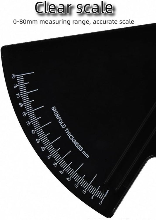 Body Fat Measurement Device,Precision Body Fat Caliper [Health & Beauty] - 80mm Skinfold Measurement, Fat% Chart + Guides for Beginners/Advanced Users(Pink,1)