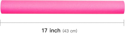 Pink Wrapping Paper Roll, Fluorescent Neon Solid Color Paper for Valentine, Birthday, Mother's Day, Wedding, Anniversary, Mini Roll, 17 inches x 32.8 Feet (47.23 sq.ft.)