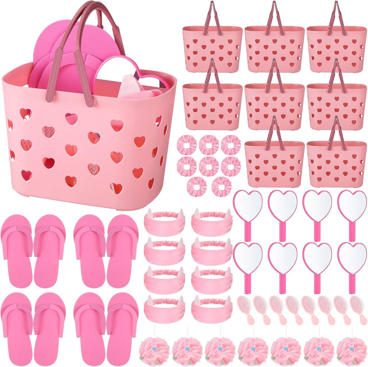 8 Sets Spa Party Supplies for Girls Sleepover Party Decorations