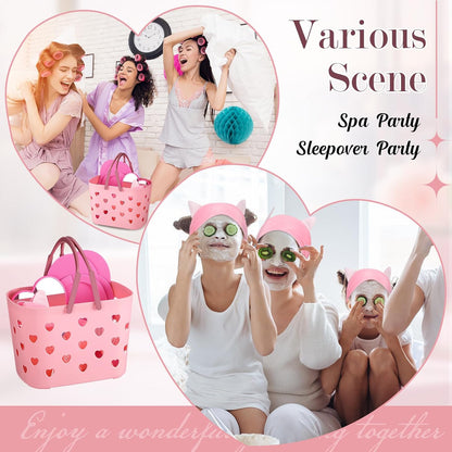 8 Sets Spa Party Supplies for Girls Sleepover Party Decorations