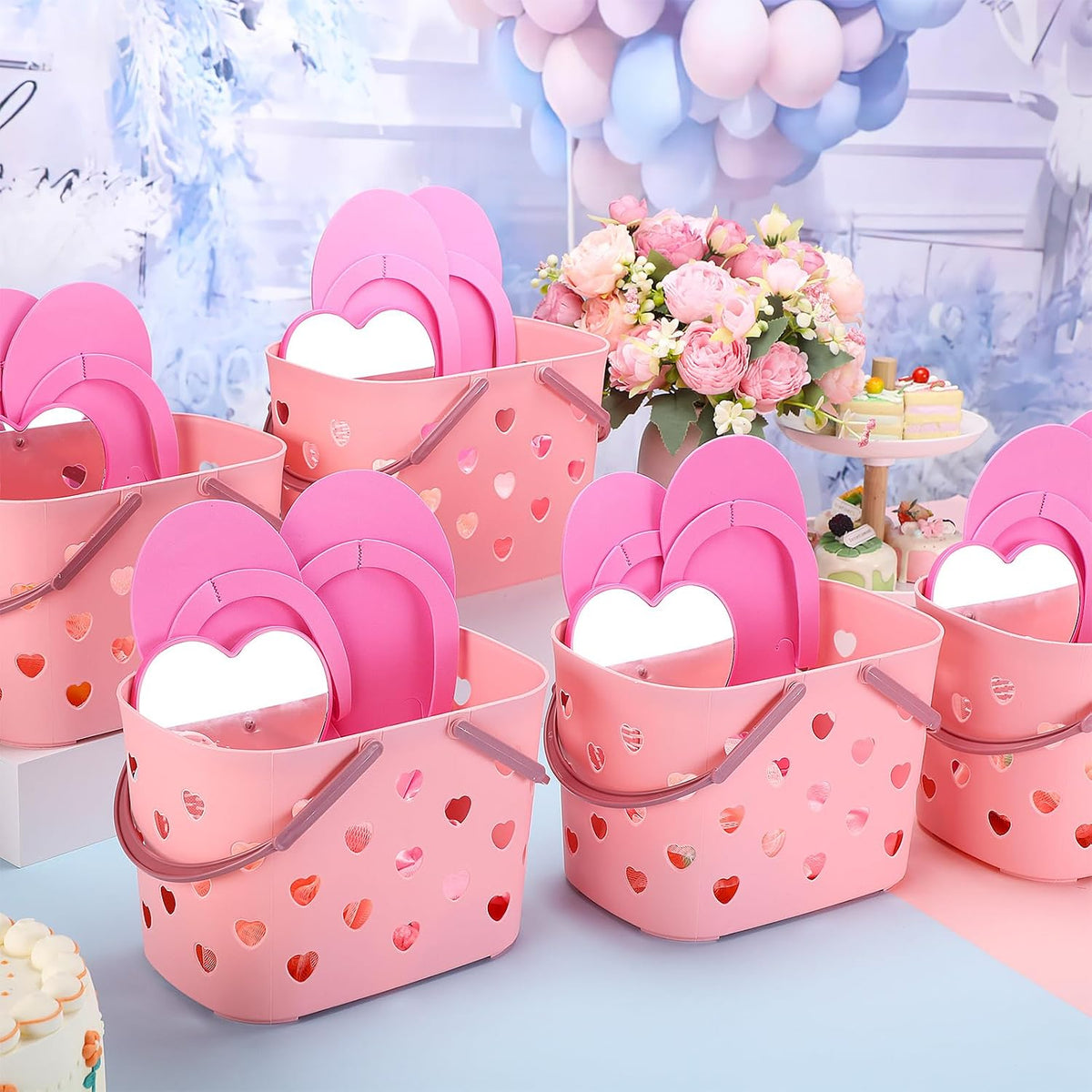 8 Sets Spa Party Supplies for Girls Sleepover Party Decorations