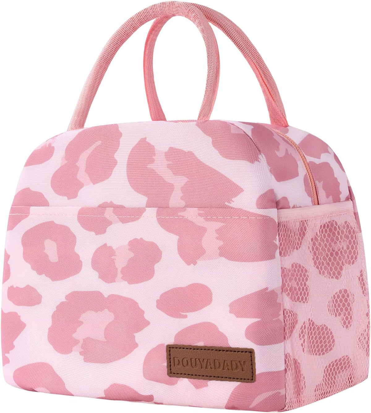 Lunch Bag Women/Men Lunch Box Women/Men (pink leopard)