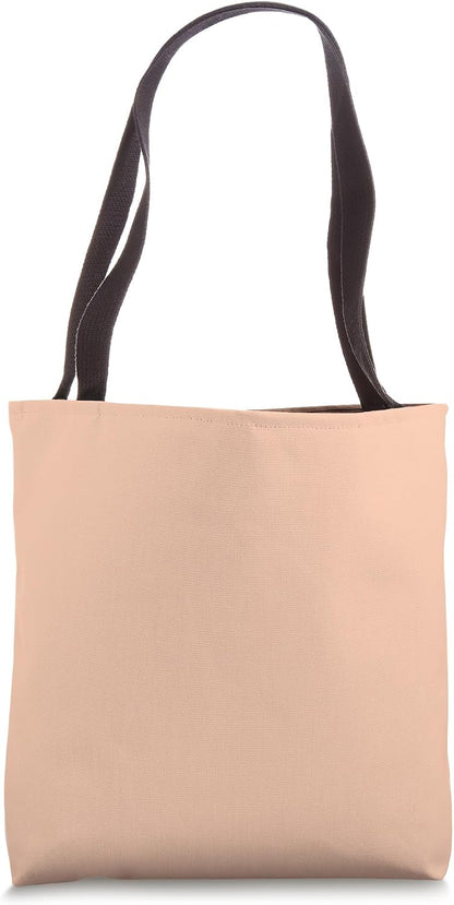 Soft Pink Peach Blush Warm Minimalist Aesthetic Solid Color Tote Bag