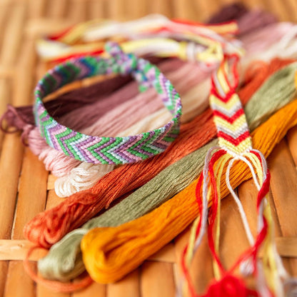 12 Skeins Embroidery Floss 8m Each Egyptian Long Fiber Cotton Cross Stitch Thread 26S/2x6 for Embroidery Projects Bracelet, Light Pink