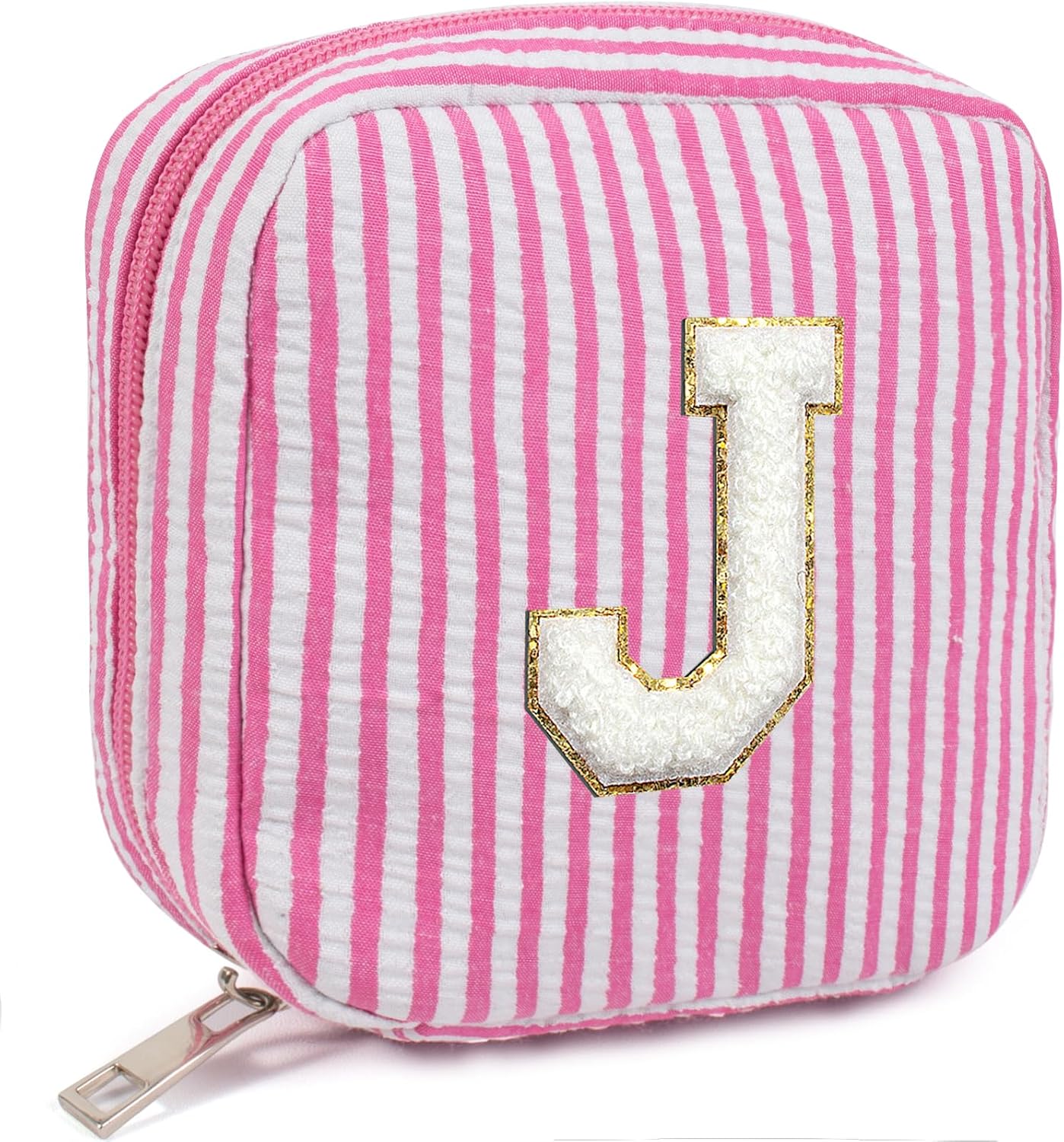 Unique Makeup Bag Cosmetic Bag, Pink Travel Toiletry Bag Sister Gifts Birthday Gifts Girlfriend Gifts for Women Her Makeup Storage Skincare Pouch