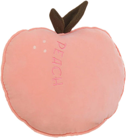 Fruit Soft Plush Pillow Decorative Plush Funny Fruit Stuffed Cushions Living Room Peach