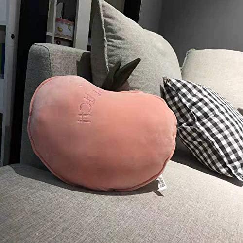 Fruit Soft Plush Pillow Decorative Plush Funny Fruit Stuffed Cushions Living Room Peach
