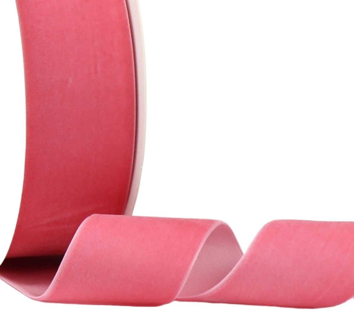 Velvet Ribbon for Gift Wrapping Christmas Decoration (07 (Peach), 1-1/2'' (38mm) x 10 Yards)