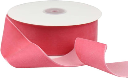 Velvet Ribbon for Gift Wrapping Christmas Decoration (07 (Peach), 1-1/2'' (38mm) x 10 Yards)