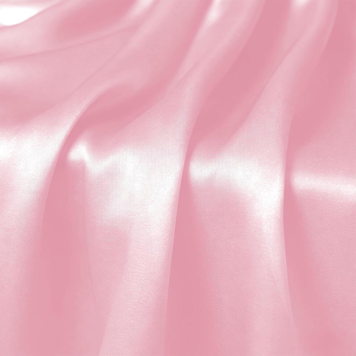 2 Pack Pink Satin Table Runner 12 x 72 Inch