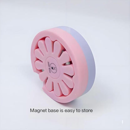 Thread Cutter Thread Cutting Tools Quilting Supplies for Sewing Seam Magnetic Pins Holder-Pink(The Blade is not Removable)