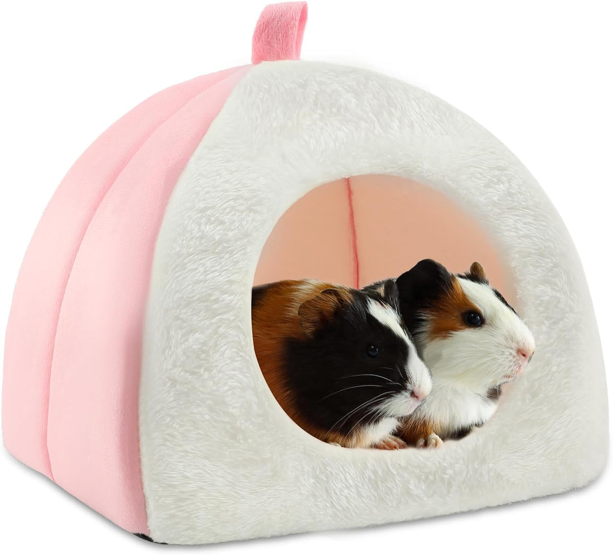 BWOGUE Guinea Pig Bed Hideout, Washable Hamster Cave for Small Animals