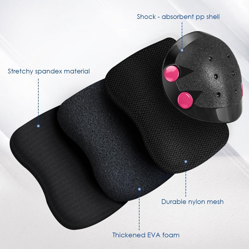 Adult & Kid Knee Pads Elbow Pads and Wrist Guards for Roller Inline Skating Scootering Skateboarding