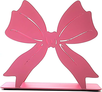 Pink Bow Nakpin Holder Table Decoration Napkins Dispenser,Metal Tissue Dispenser for Kitchen,Dining