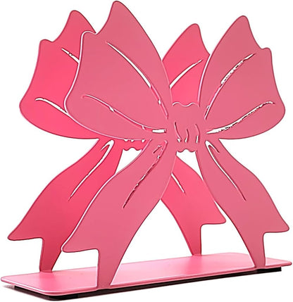 Pink Bow Nakpin Holder Table Decoration Napkins Dispenser,Metal Tissue Dispenser for Kitchen,Dining