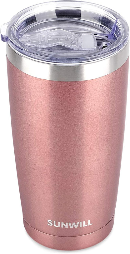Coffee Tumbler, 20 oz Insulated Travel Mug Stainless Steel