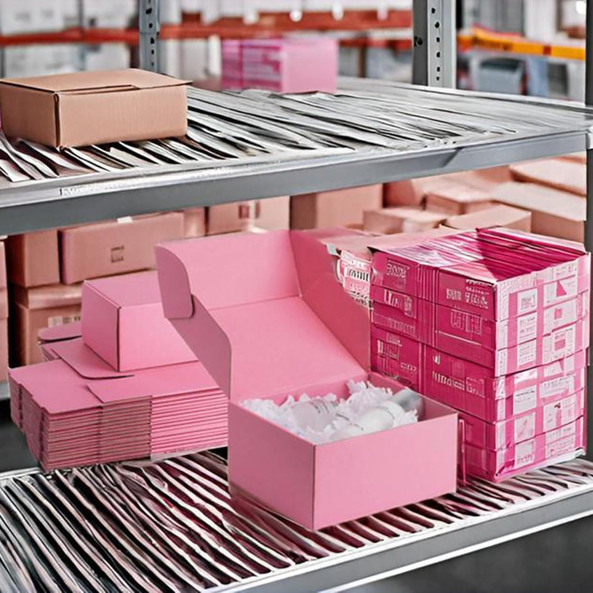 9x6x4 inch Pink Shipping Boxes for Small Business- Set of 25