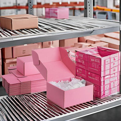 9x6x4 inch Pink Shipping Boxes for Small Business- Set of 25