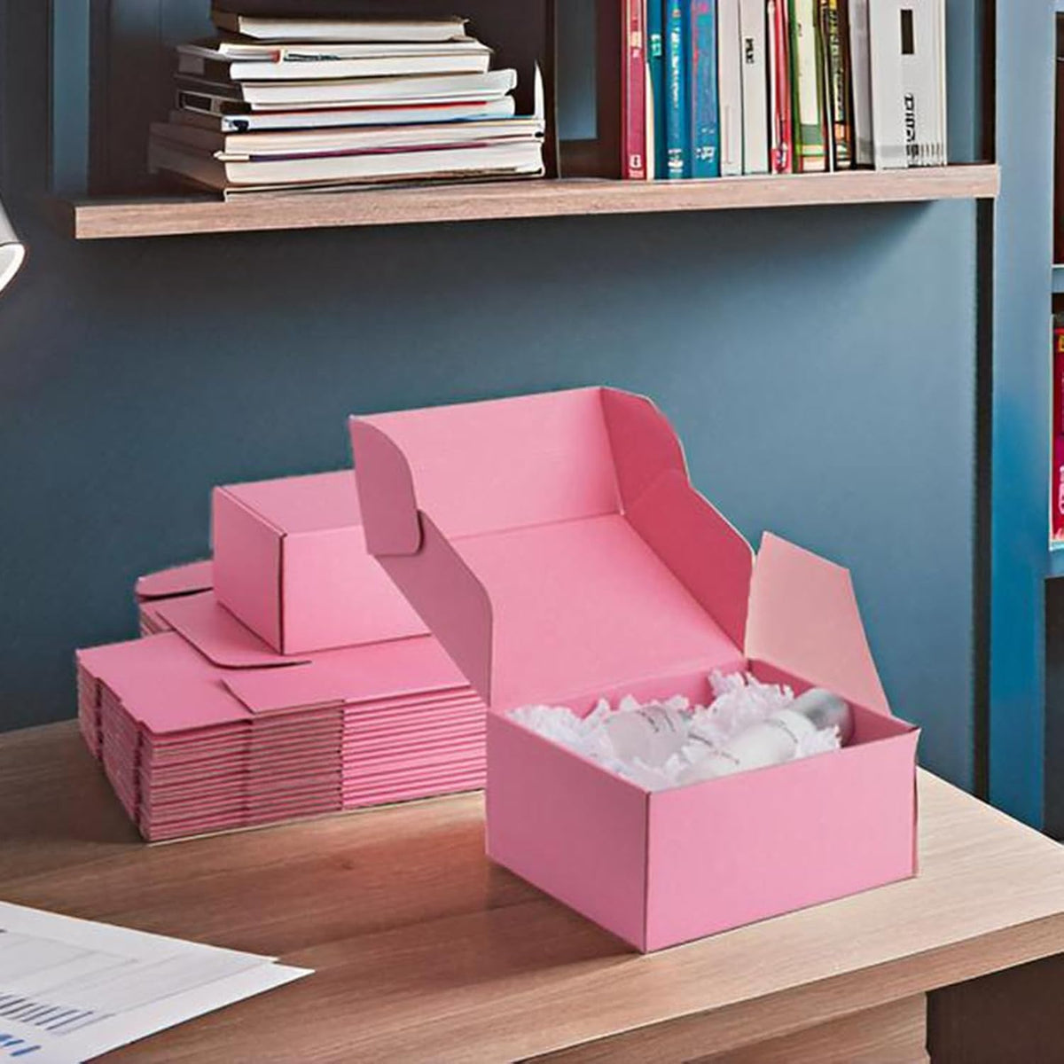 9x6x4 inch Pink Shipping Boxes for Small Business- Set of 25