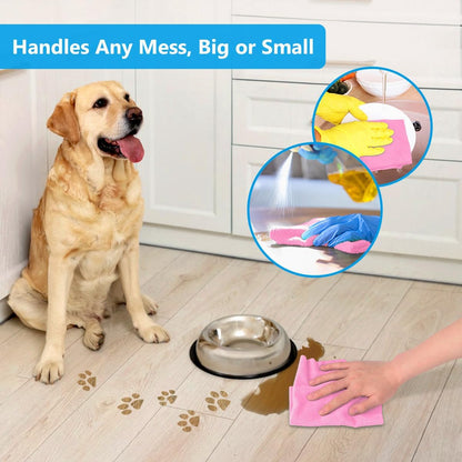 Microfiber Cleaning Cloth 100 Pack, Reusable Paper Towels 11 x 9