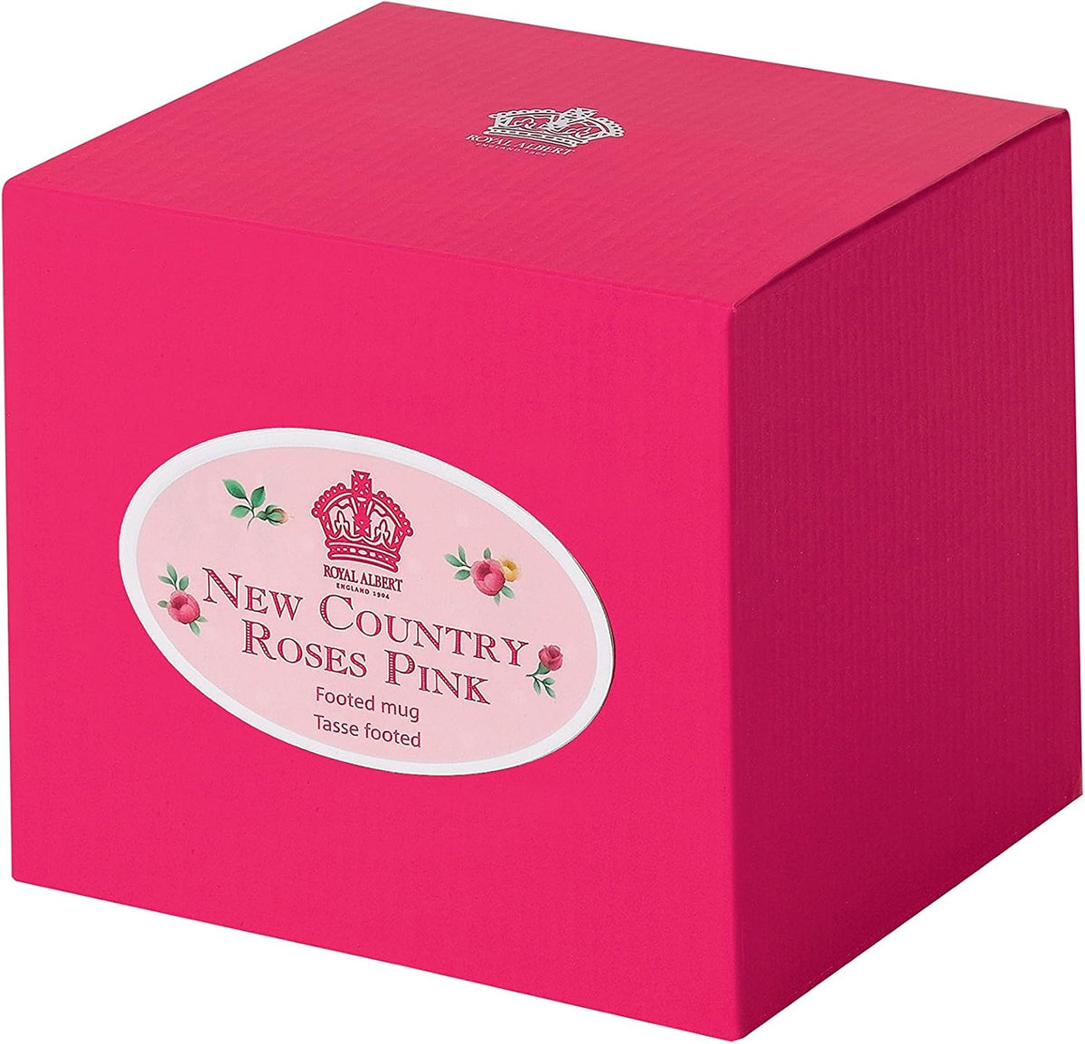 New Country Roses Pink Teacup & Saucer Set
