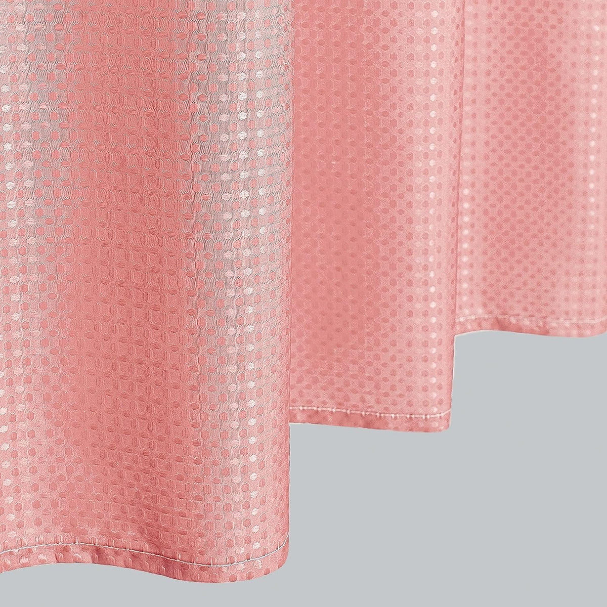 Pink Blush Shower Curtains for Girls Bathroom Dorm, Cute Pink and White Ombre Girly Shower Curtain with Hooks for Princess Teen Girl 70x72 Inch Coral Peach Pink