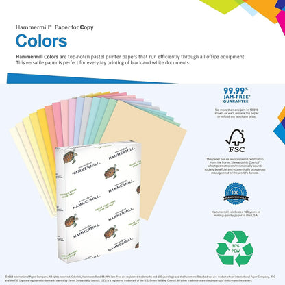 International Paper Company 103390 Multipurpose Paper, 20lb., 8-1/2-Inch x14-Inch, Pink
