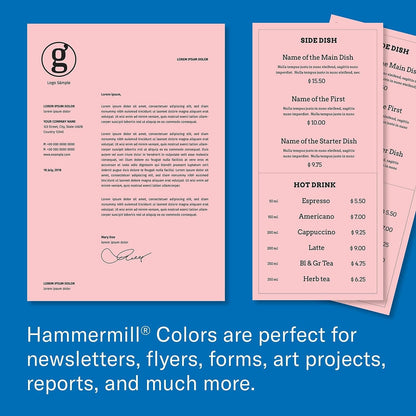 International Paper Company 103390 Multipurpose Paper, 20lb., 8-1/2-Inch x14-Inch, Pink