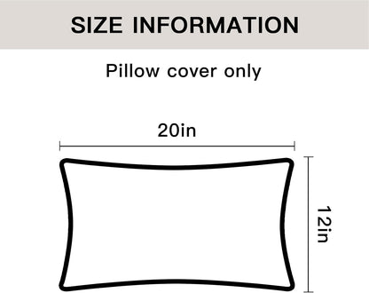 Blush Pink Faux Rabbit Fur Decorative Throw Pillow Cover 12x20 Inch Soft Cozy Plush Striped Pillowcase Velvet Cushion Cover for Sofa Couch Bed Living Room