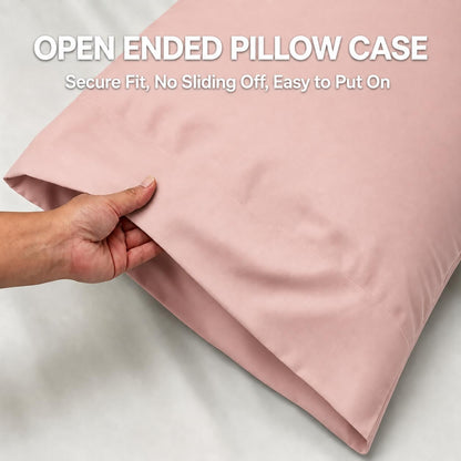 Pillow Cases Standard/Queen Set of 2, Blush